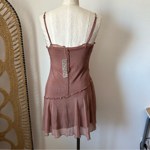 UO Moxie Mesh Mini Slip Dress - Picture 4 of 5